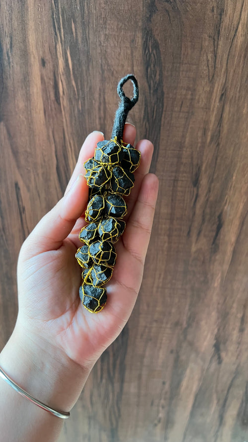 BLACK TOURMALINE HANGER