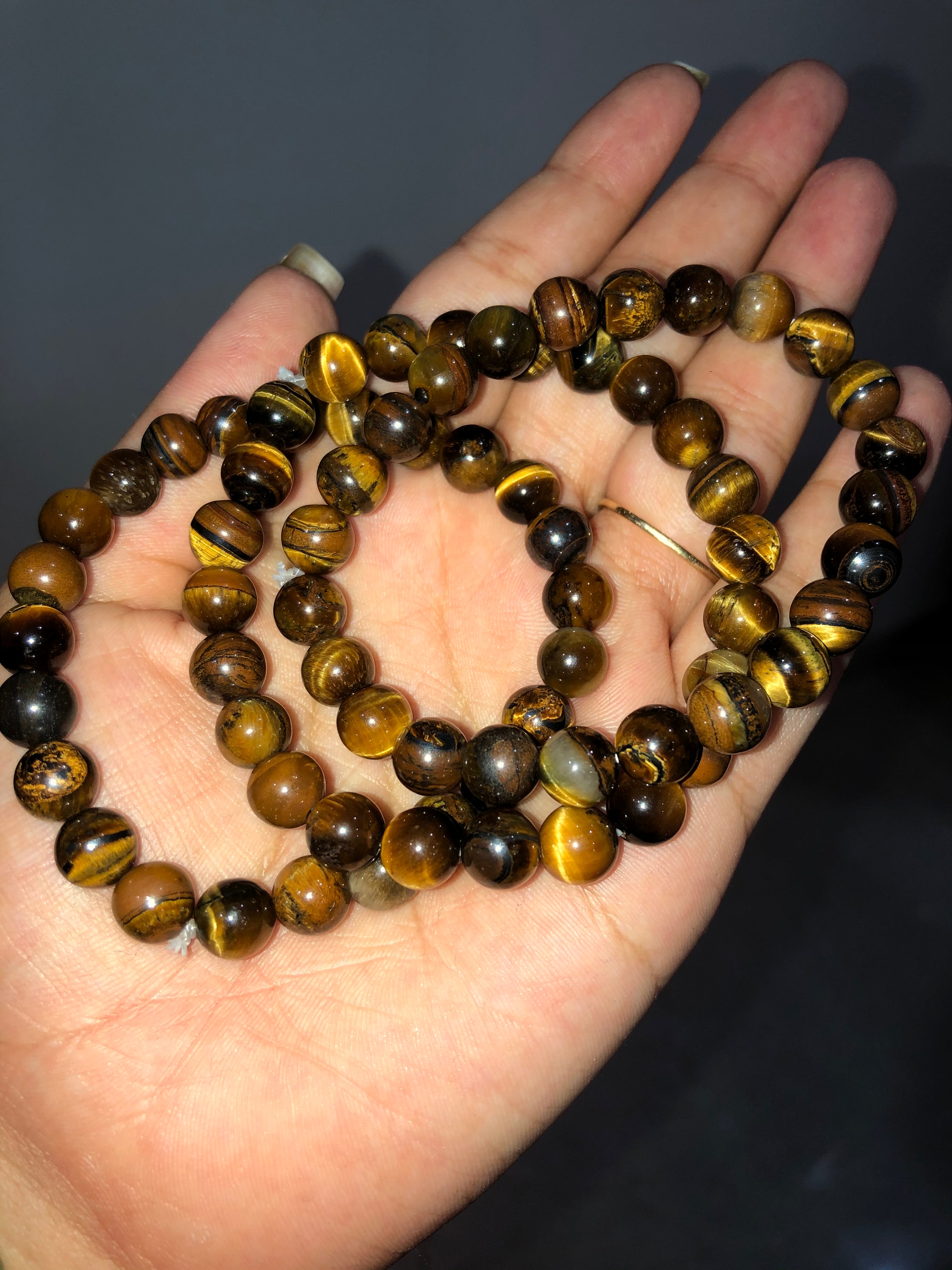 OBSTACLE REMOVER TIGERS EYE BRACELET