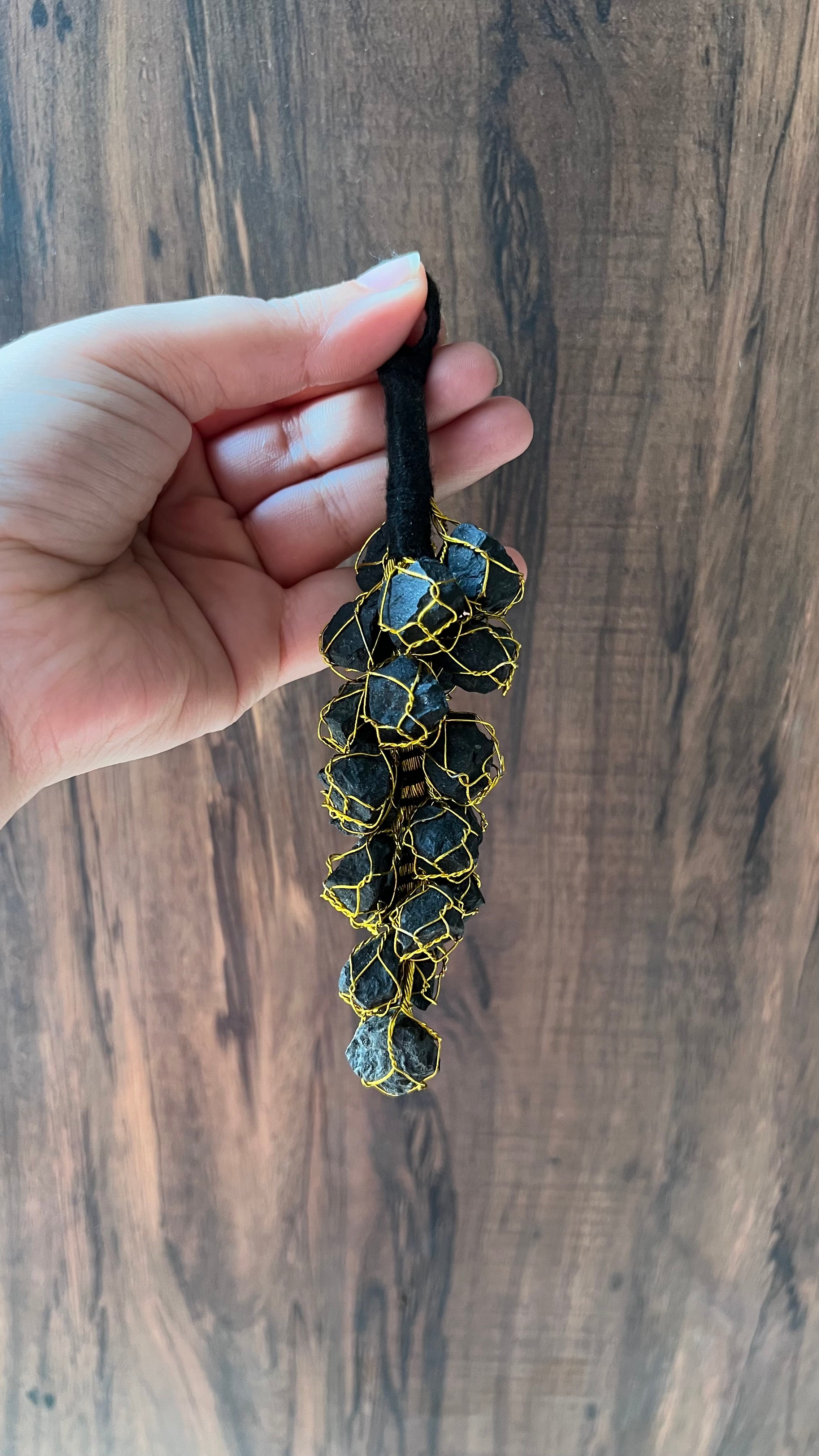 BLACK TOURMALINE HANGER