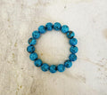 TURQUOISE 10MM BRACELET