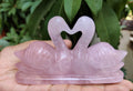 ROSE QUARTZ COUPLE DUCKS