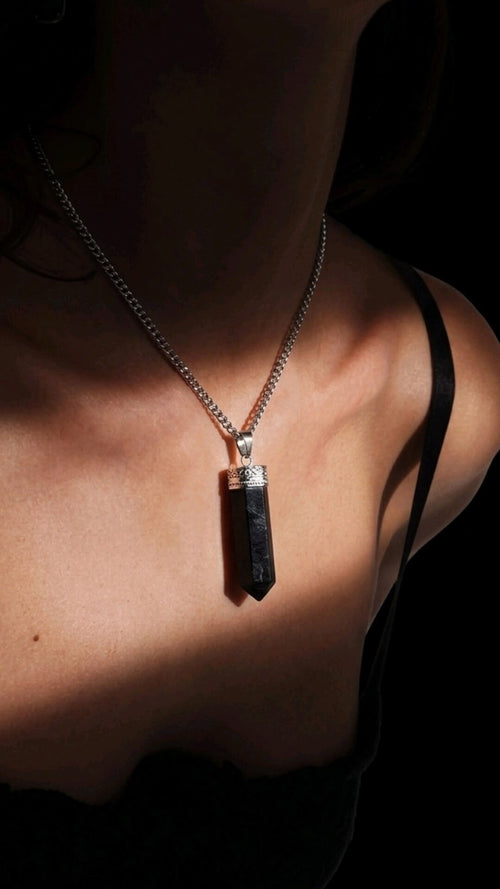 BLACK TOURMALINE PENDANT