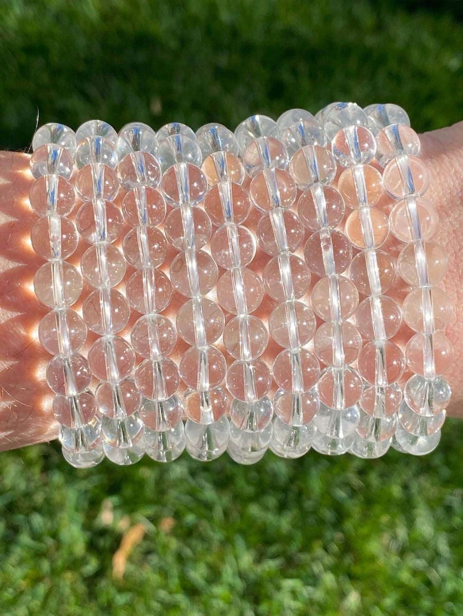 POSITIVITY ATTRACTOR CLEAR QUARTZ BRACELET