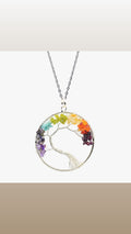 TREE OF LIFE SEVEN CHAKRA PENDANT